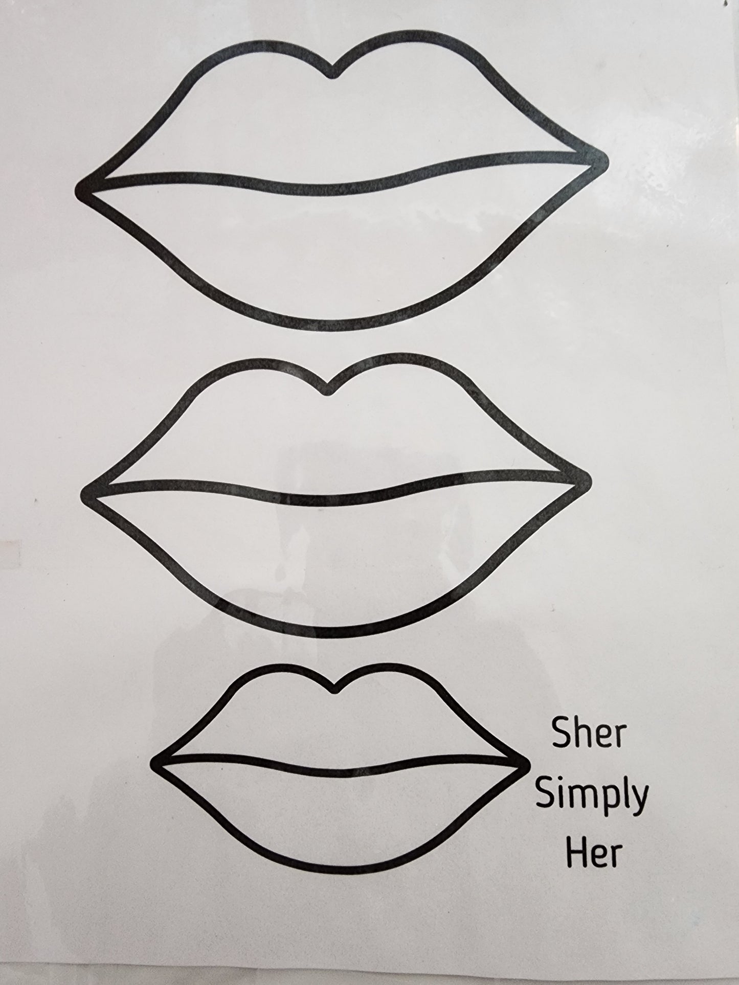 Laminated Lippy Sheet